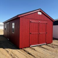 12'x24' Economy Ranch Gable Wood Shed