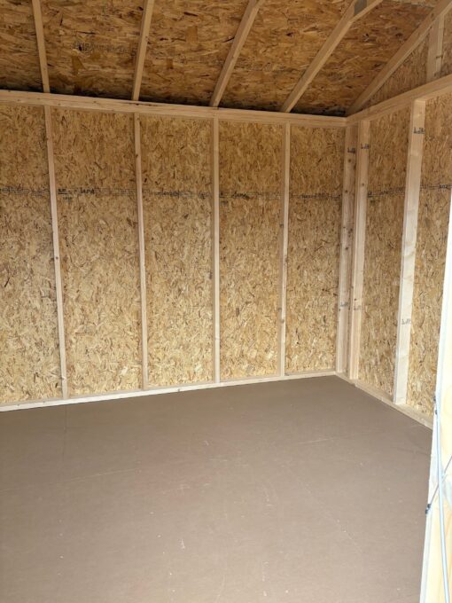 10'x16' Economy Ranch Gable Wood Shed