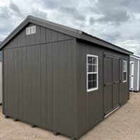10'x16' Economy Ranch Gable Wood Shed