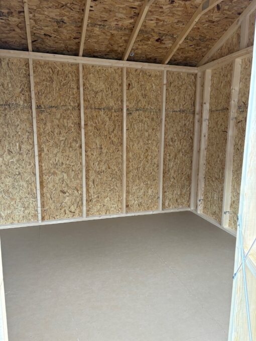 10'x16' Economy Ranch Gable Wood Shed
