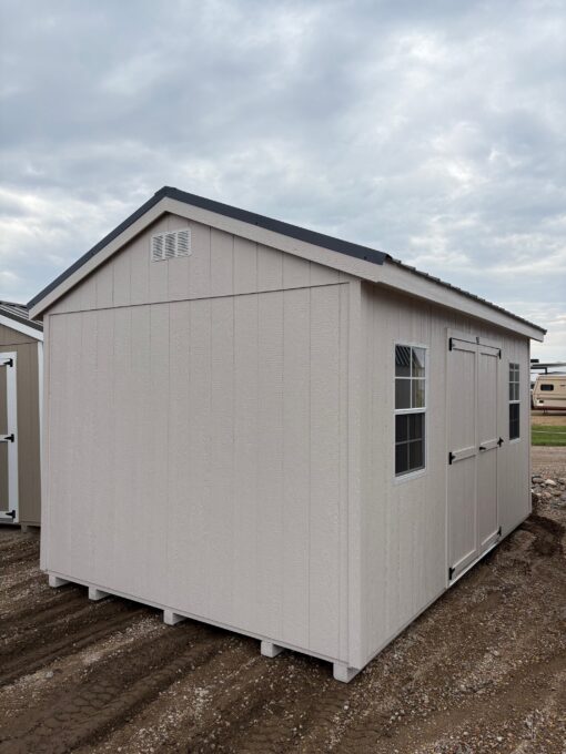 10'x16' Economy Ranch Gable Wood Shed