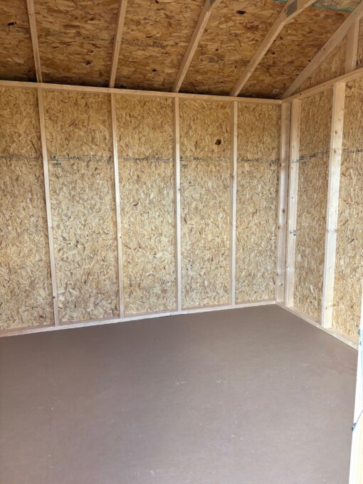 10'x12' Economy Ranch Gable Wood Shed