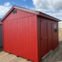 10'x12' Economy Ranch Gable Wood Shed