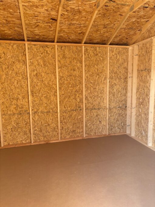 10'x12' Economy Ranch Gable Wood Shed