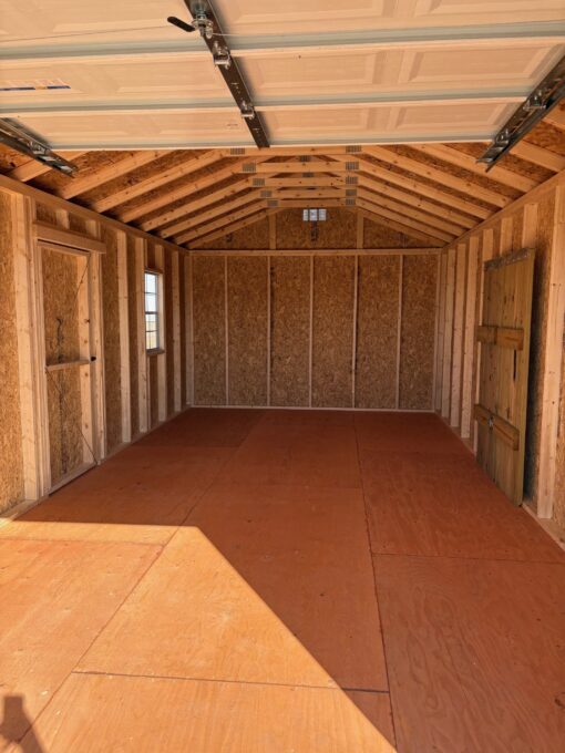 12'x24' Economy Ranch Wood Panel Garage