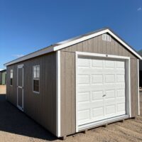 12'x24' Economy Ranch Wood Panel Garage