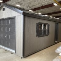 14'x32' Ranch Gable Wood Panel Garage