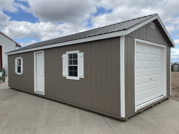 14'x32' Ranch Gable Wood Panel Garage