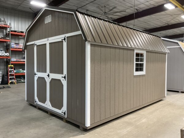 12'x16' High Barn Wood Panel Shed