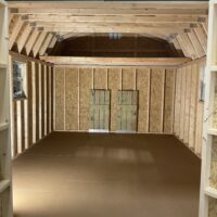 12'x16' High Barn Wood Panel Shed
