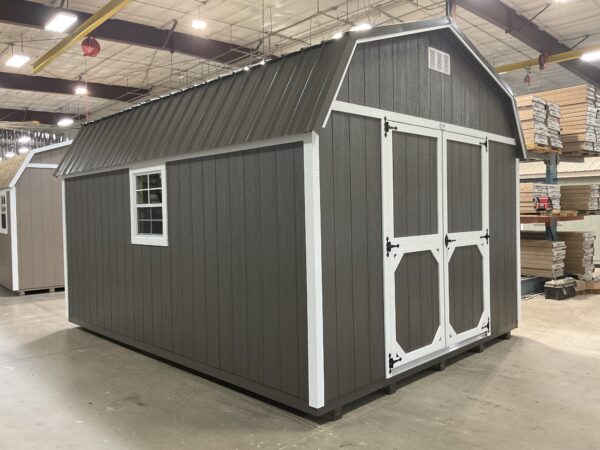 12'x16' High Barn Wood Panel Shed