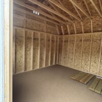12'x16' High Barn Wood Panel Shed