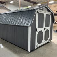 8'x12' Low Barn Wood Panel Shed
