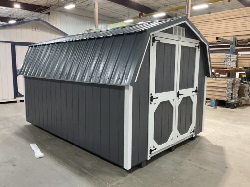 8'x12' Low Barn Wood Panel Shed
