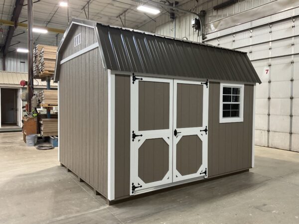 10'x12' High Barn Wood Panel Shed