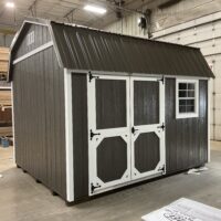10'x12' High Barn Wood Panel Shed