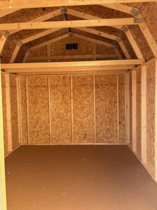 10'x12' Economy High Barn Wood Shed