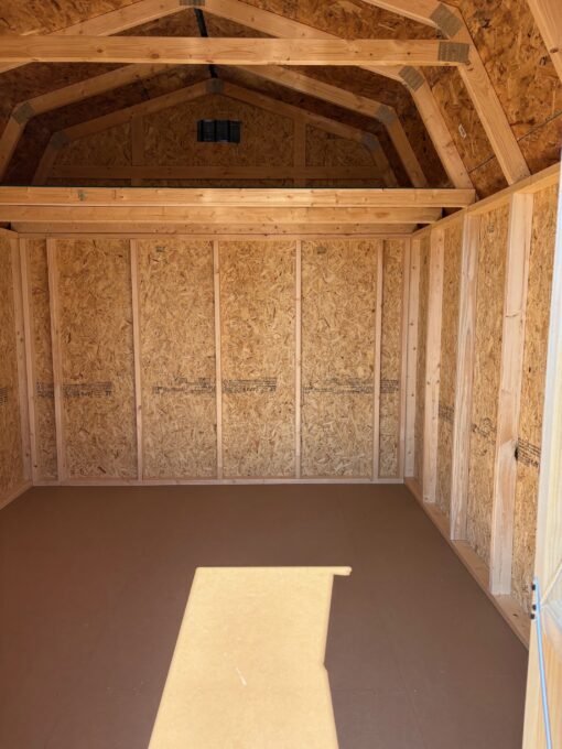 10'x12' Economy High Barn Wood Shed