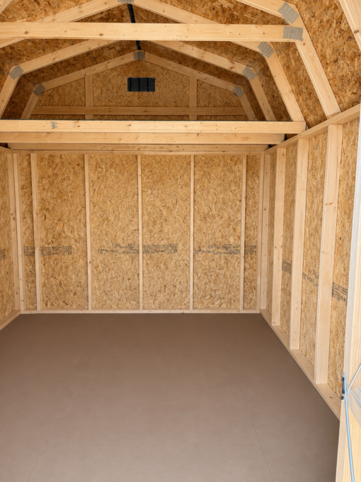 10'x12' Economy High Barn Wood Shed