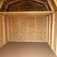 10'x12' Economy High Barn Wood Shed
