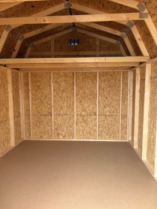 10'x12' Economy High Barn Wood Shed