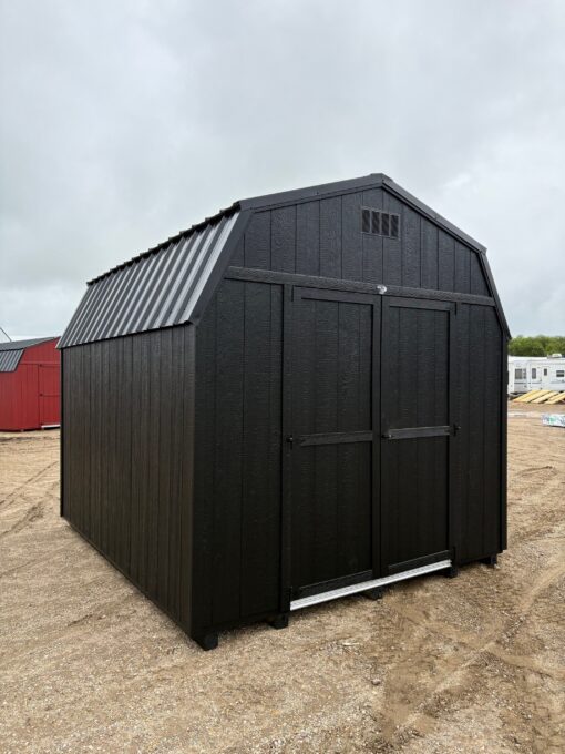 10'x12' Economy High Barn Wood Shed