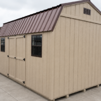 10'x16' Economy High Barn Wood Shed