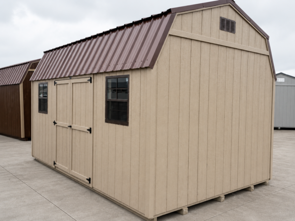 65129 10'x16' Economy High Barn Wood Shed