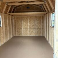 10'x16' Economy High Barn Wood Shed