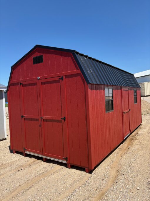 10'x20' Economy High Barn Wood Shed