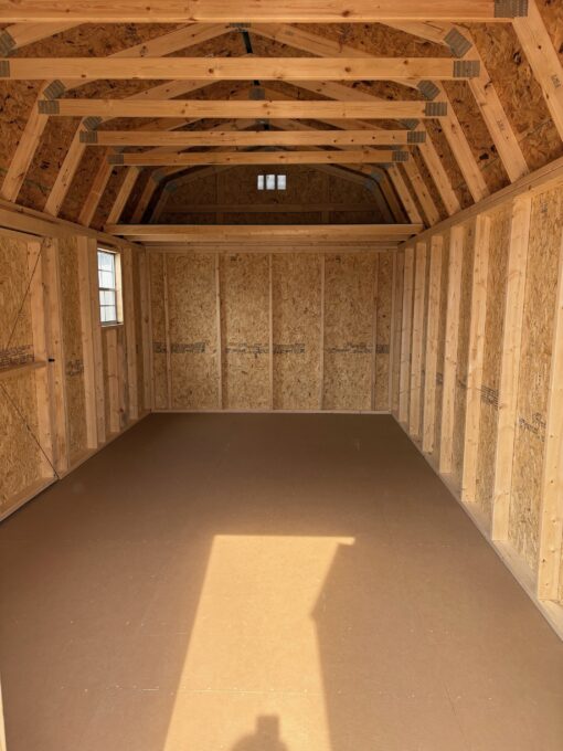 10'x20' Economy High Barn Wood Shed