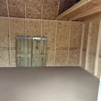 12'x16' Economy High Barn Wood Shed