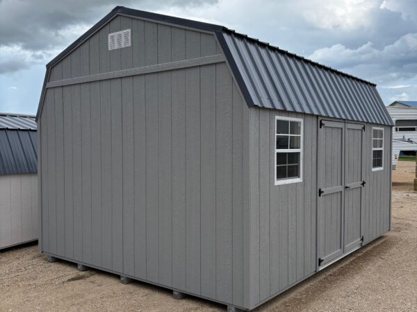 12'x16' Economy High Barn Wood Shed