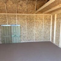 12'x16' Economy High Barn Wood Shed
