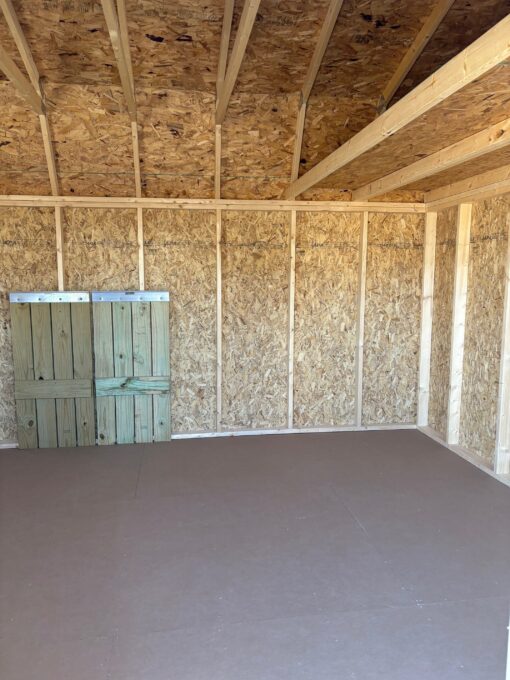 12'x16' Economy High Barn Wood Shed