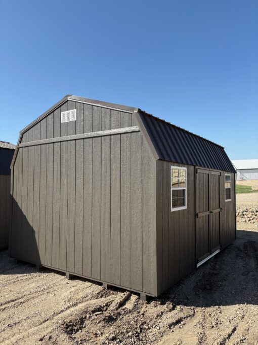 12'x16' Economy High Barn Wood Shed