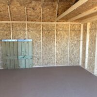 12'x16' Economy High Barn Wood Shed