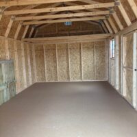12'x20' Economy High Barn Wood Shed