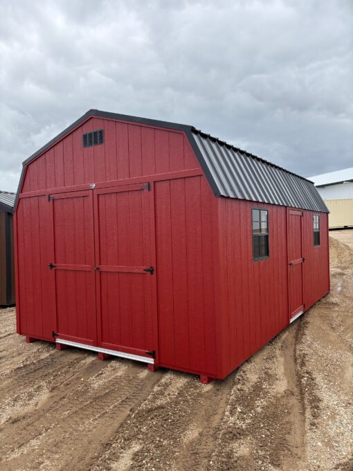 12'x20' Economy High Barn Wood Shed