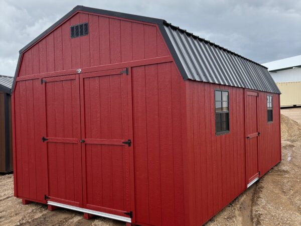 12'x20' Economy High Barn Wood Shed