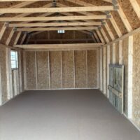 12'x20' Economy High Barn Wood Shed