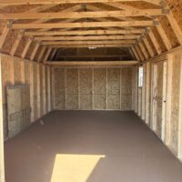 12'x24' Economy High Barn Wood Shed