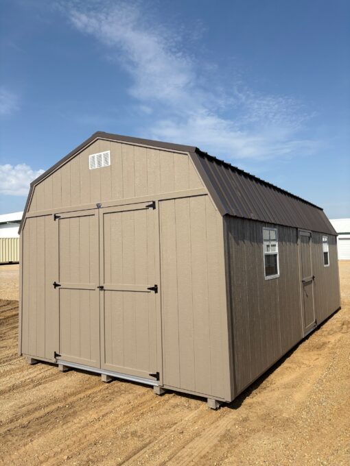 12'x24' Economy High Barn Wood Shed