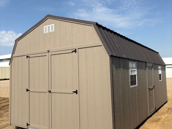 12'x24' Economy High Barn Wood Shed