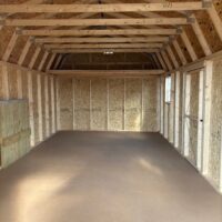 12'x24' Economy High Barn Wood Shed