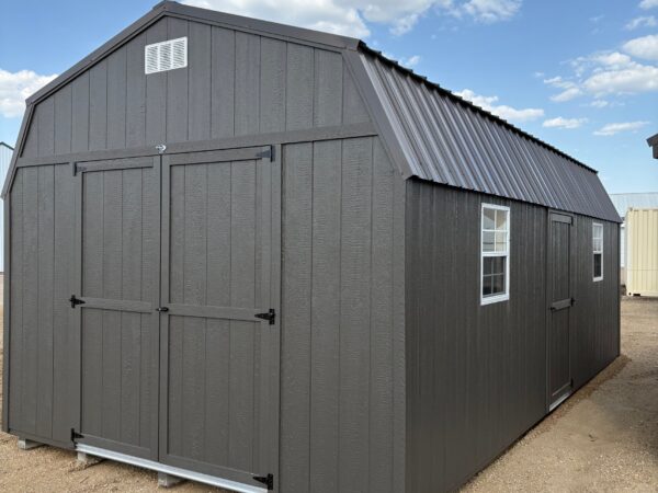12'x24' Economy High Barn Wood Shed