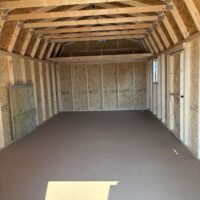 12'x24' Economy High Barn Wood Shed