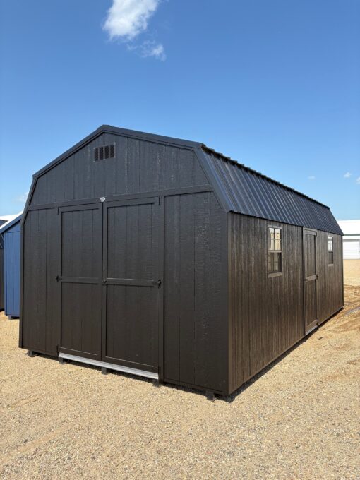 12'x24' Economy High Barn Wood Shed