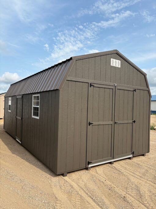 12'x24' Economy High Barn Wood Shed