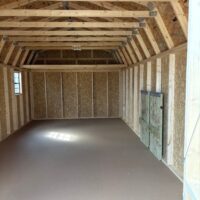12'x24' Economy High Barn Wood Shed